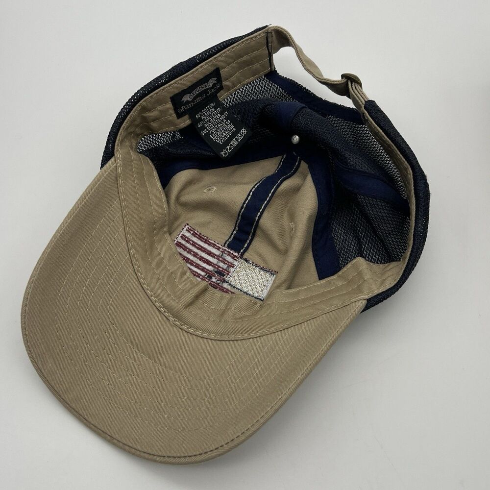 Adult PANAMA JACK AMERICAN FLAG CAP  OSFM - Adjustable - Picture 4 of 5